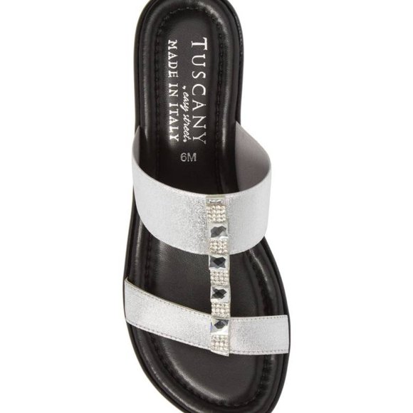 Easy Street Elba Slide Silver - Picture 3 of 4